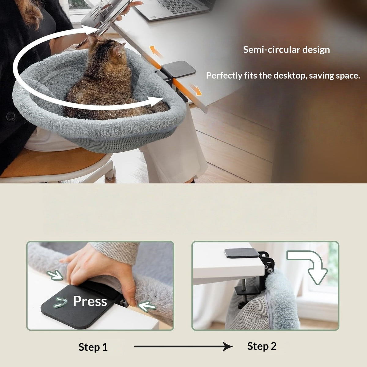 PawPerch Desk Bed