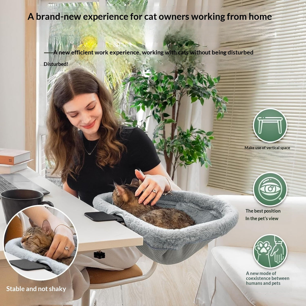 PawPerch Desk Bed